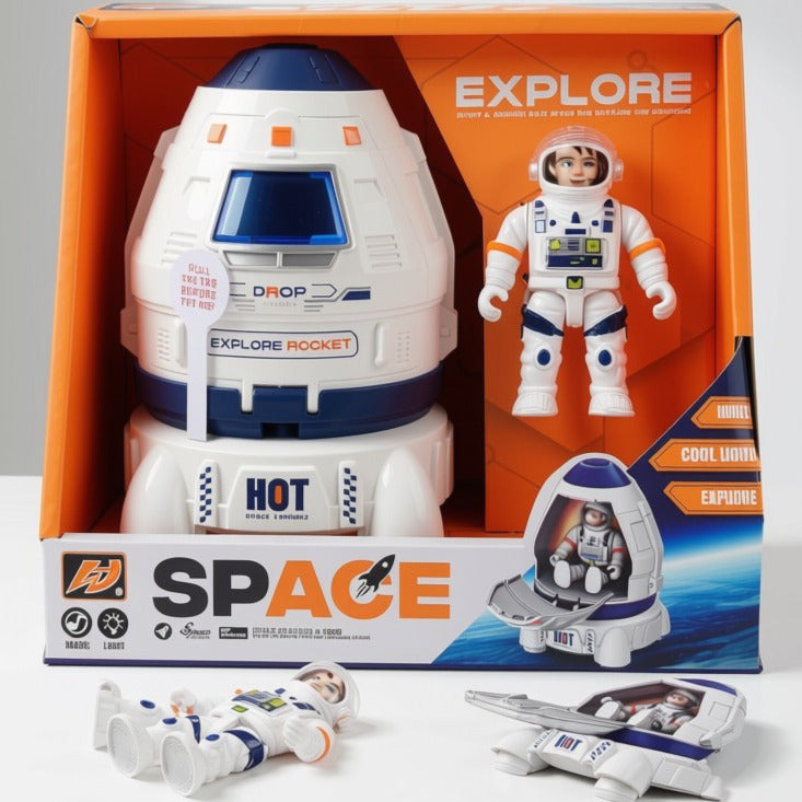Cabina Espacial con Astronauta